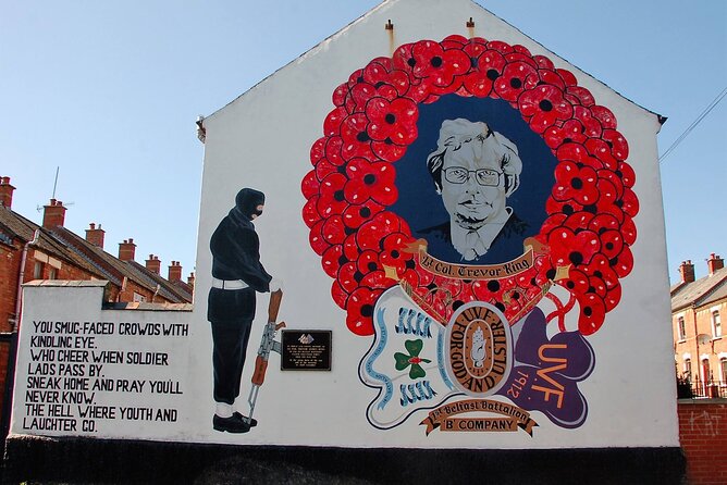 Award Winning Private 2 Hour Belfast Political Black Taxi Tour - Stop 1: Bobby Sands Mural on the Falls Road area