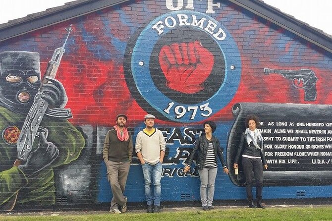 Belfast Black Cab Taxi Private Tour 2hr with Original Guides - Stop 2: International Mural Wall on Divis Street