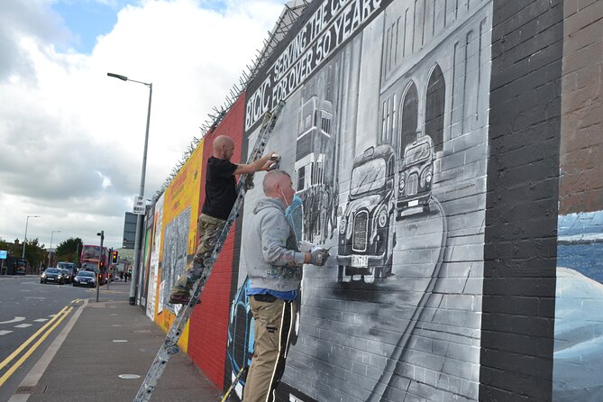 Belfast Black Cab Taxi Private Tour 2hr with Original Guides - Stop 3: Bobby Sands Mural, and the Birth of a Modern Movement