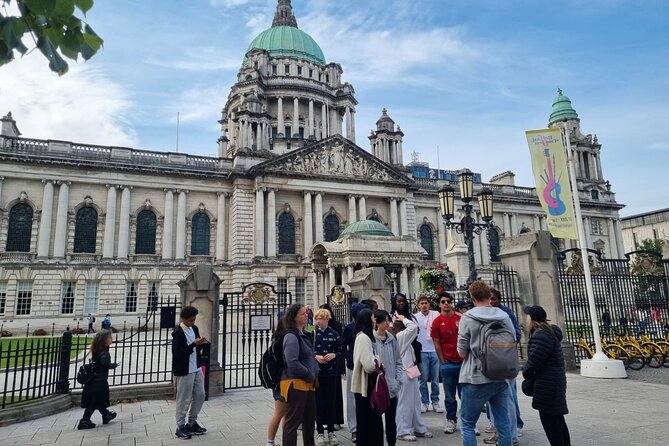 Belfast Walking Tour: City Centre History, Troubles & Stories - Albert Memorial Clock Tower, Big Fish, and Belfast’s sense of humor