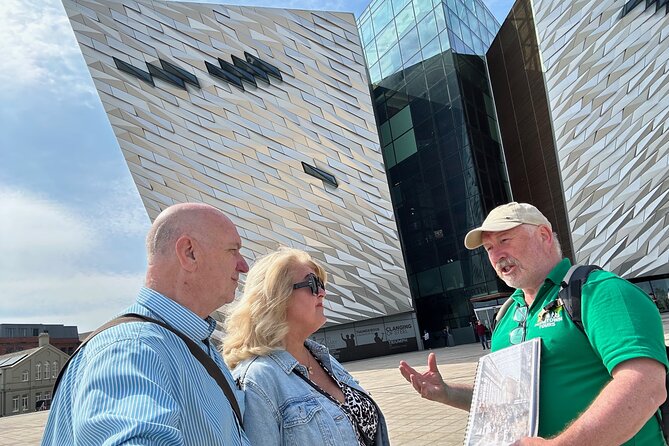Best of Belfast Driving Taxi Tour with Political Murals - Albert Memorial Clock Tower and Big Fish on the River Lagan