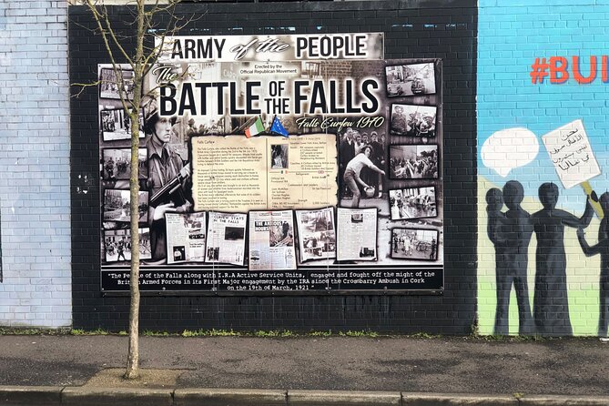 Black Taxi Tour of Belfast - Politics, Murals peace walls Tour - Clonard Monastery and the 1998 Agreement: Peace Talks, Real Place