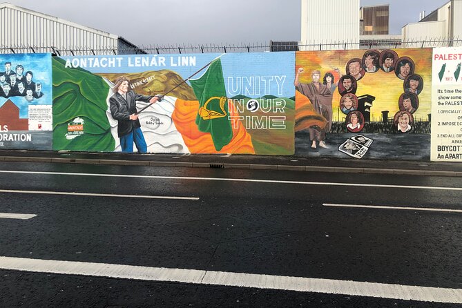 Black Taxi Tour of Belfast - Politics, Murals peace walls Tour - Ending at the Bobby Sands Mural: Closing on a Personal Symbol