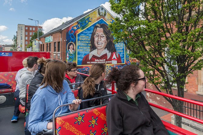City Sightseeing Belfast Hop-On Hop-Off Bus Tour - Entering Belfast by bus, with an open-top view