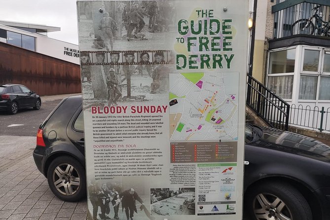 Derry City: The Bloody Sunday Story - Walking Tour - Stop 1: Free Derry Corner and the Bogside walk that sets the scene