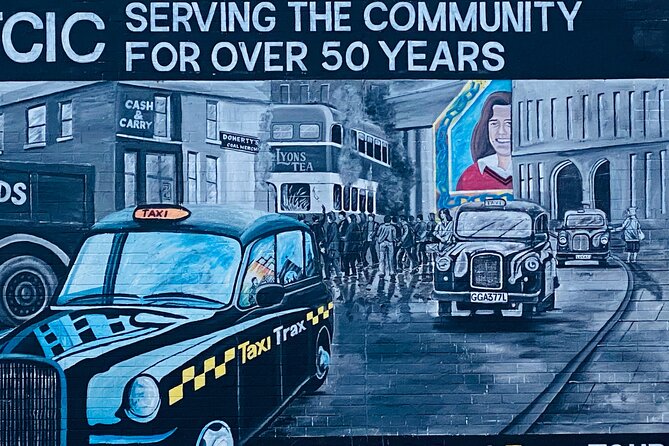Discover Belfast with St. George's Market Minivan Tour - The Peace Wall: built in 1969, now part of daily life