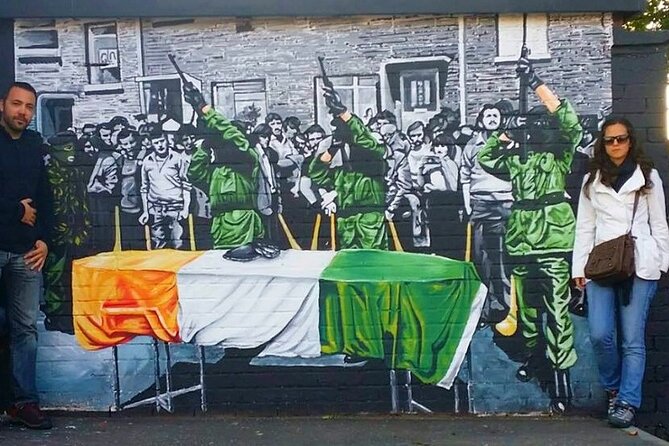 Express Terror and Peace 90 min Private Belfast Cab /Taxi Tour - Bobby Sands at the library, Clonard Monastery, and what peace looks like in brick