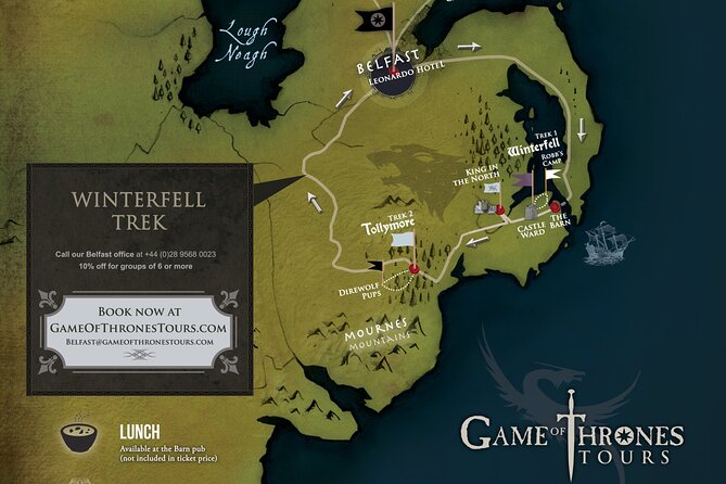 From Belfast: Game of Thrones Winterfell Locations Trek - The Smart Warm-Up: Inch Abbey and Stark Photo Time