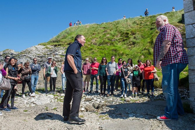 Game of Thrones and Giant's Causeway Full-Day Tour from Belfast - Larrybane Quarry backdrops on the drive