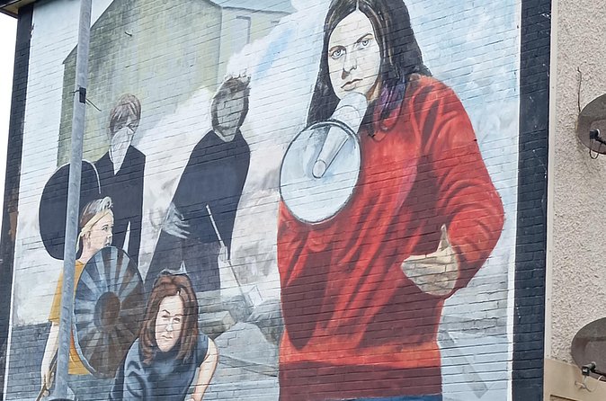 Herstory Derry Tour - Derry Walls area: St Augustine’s Church, Cecil Frances Alexander, and Bogside women’s murals