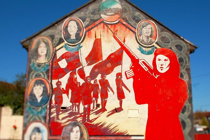 N0 1 Belfast black cab Irish and British mural 2hr private tour - Divis Street murals and the Bobby Sands story in two key moments