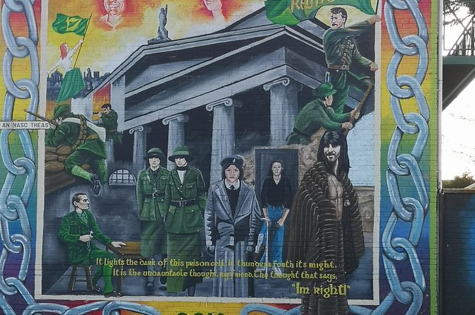 Official World Famous Belfast Black Taxi Tour - International Mural Wall on Divis Street, where local art becomes global