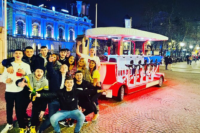 Party Bike Tour of Belfast - The Albert Clock on Queen’s Square, a Belfast landmark you can’t miss