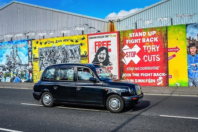 Political Taxi Tour Belfast (1-7 People) - Private taxi ride logistics, and why the one-hour pace is actually useful
