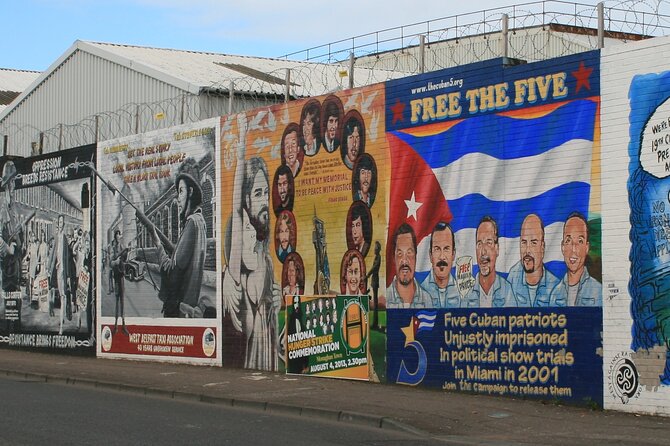 The Troubles Tour- Two Stories, One Journey - Murals on Divis Street and the Lower Falls Road memory gardens